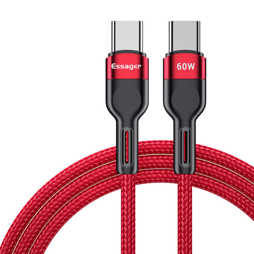 Essager 100w Usb Type C To Usb C Cable Usb-c Pd Fast Charging Charger