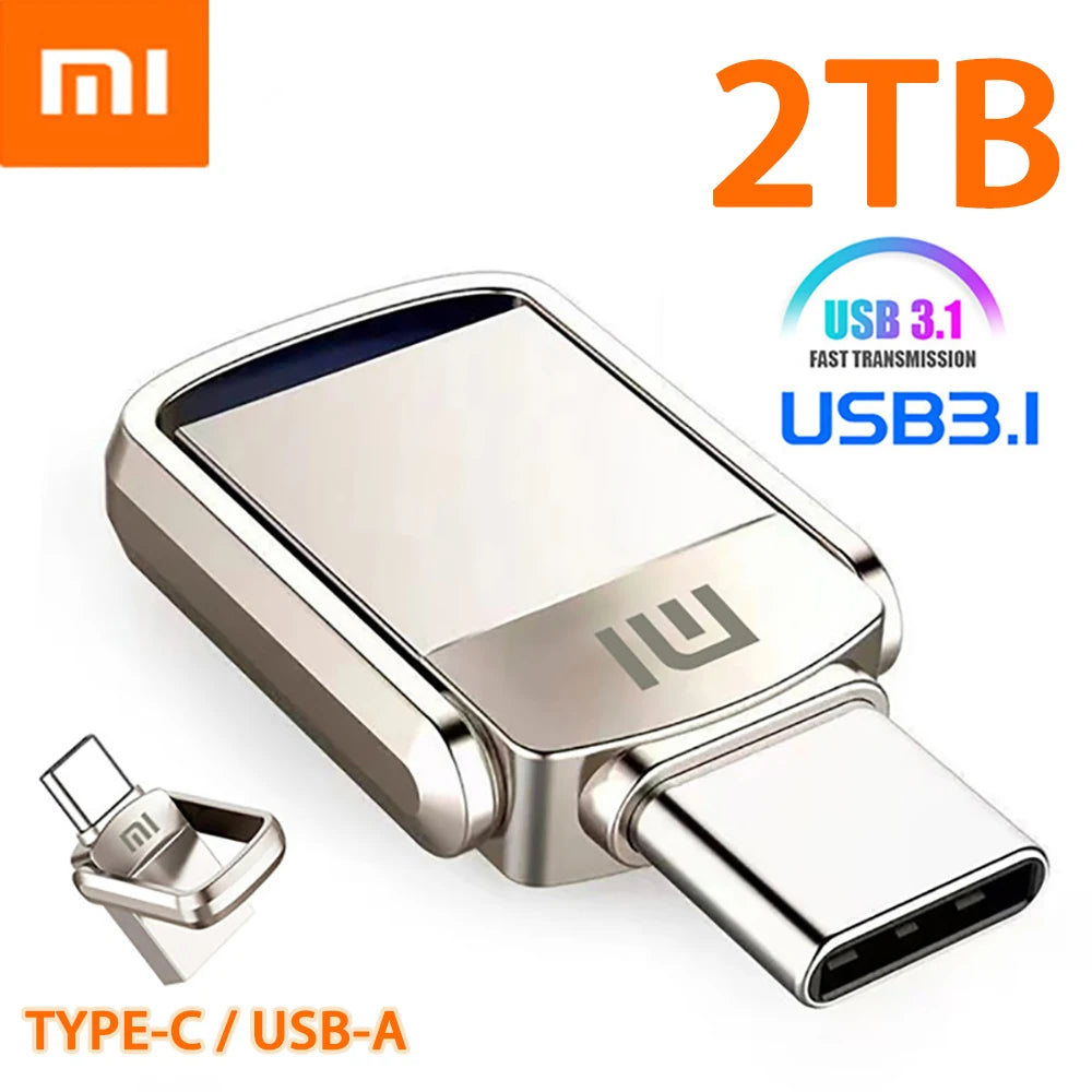 Xiaomi U Disk 2TB 1TB USB 3.1 Type-C Interface 256GB 128GB 512GB